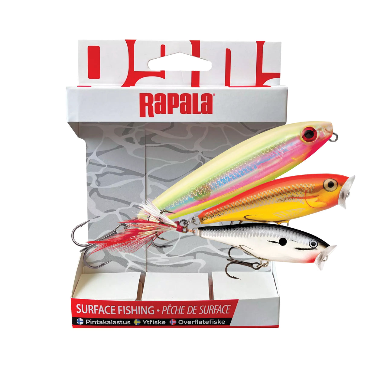 Rapala Essentials Topwater Cloudy 2.0 Lure Assortment