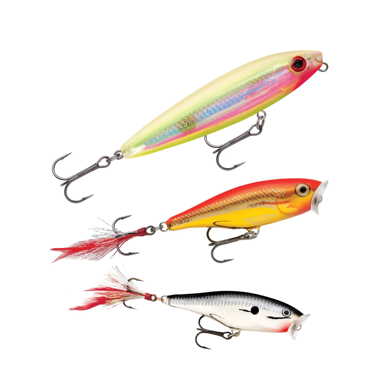 Rapala Essentials Topwater Cloudy 2.0 Lure Assortment