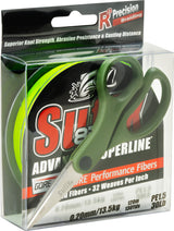 Sufix 832 Lime 120 m Braided Line 0.38 mm + Scissors 