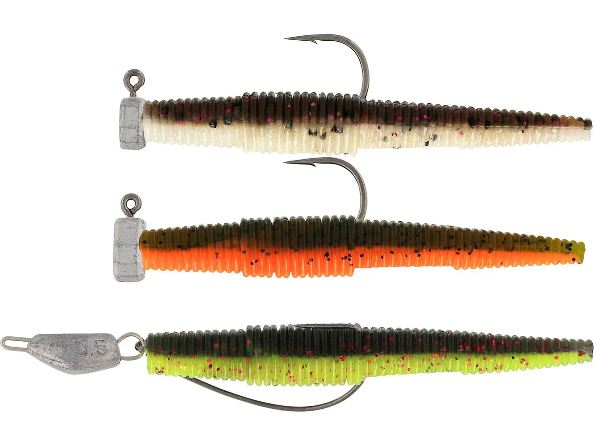 Westin NED Worm Slim R´N R 5,5 cm jigi Dark Water Mix 3 kpl/pkt - Happy Angler