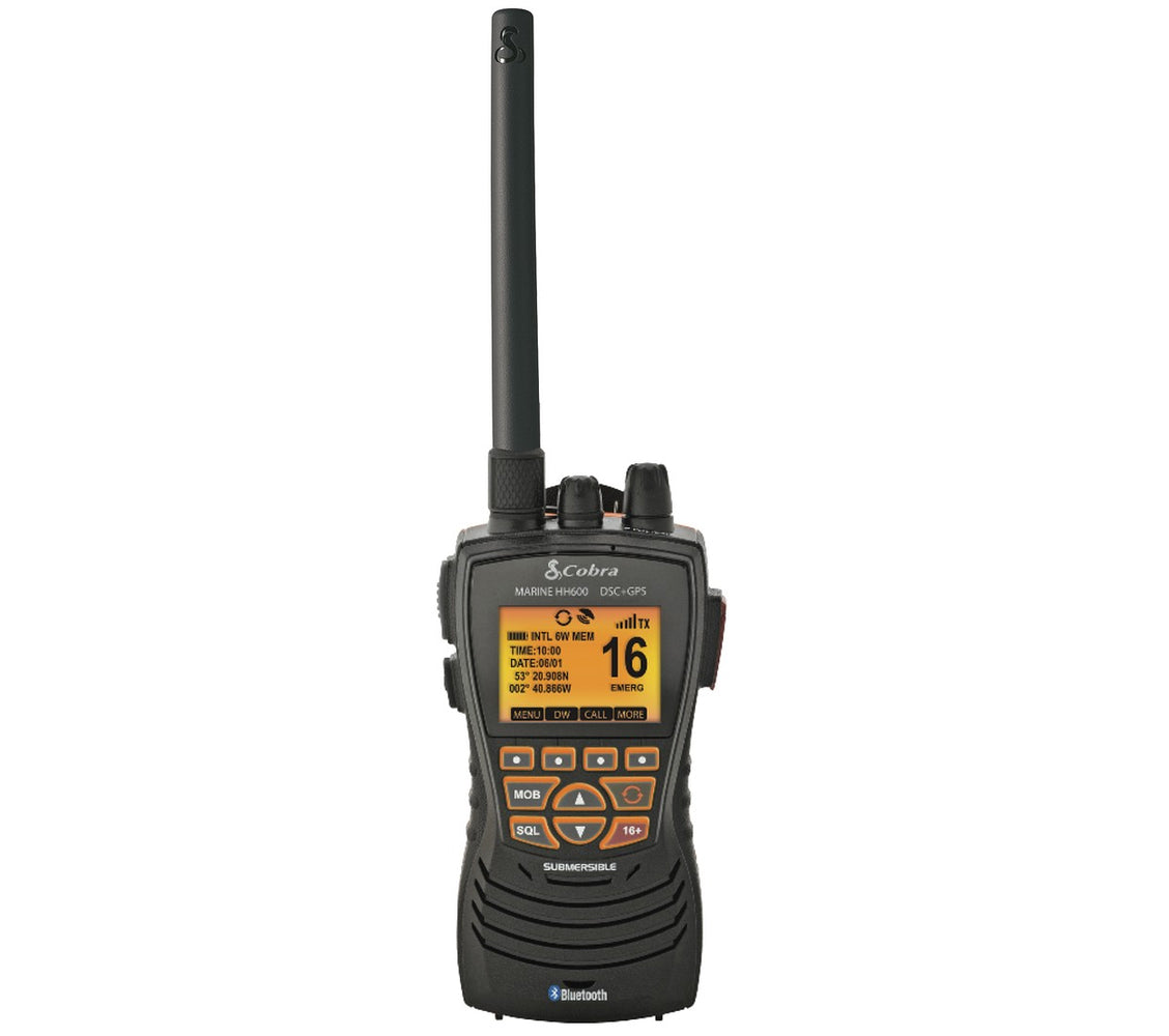 Cobra MR HH600 GPS BTEU kelluva VHF puhelin