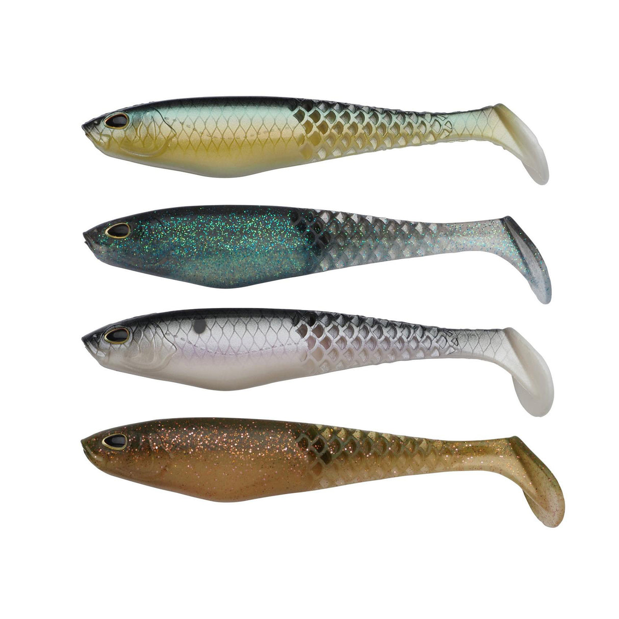 Berkley Cullshad 12.5 cm Clear Water Mix Jig 4-Pack
