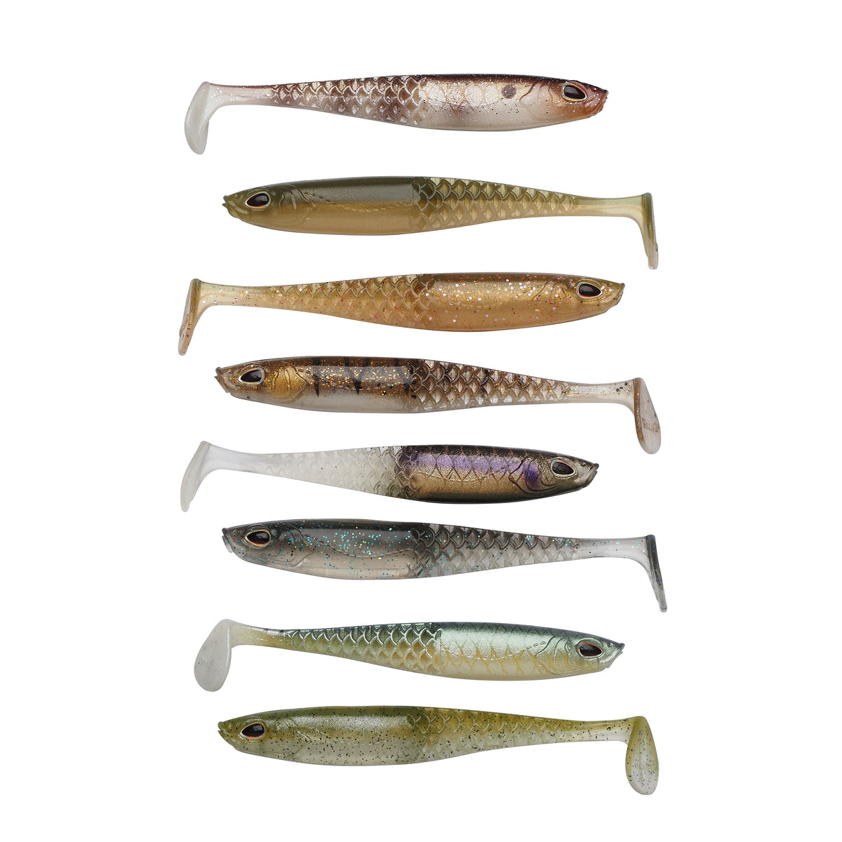 Berkley Cullshad Slim Clear Water Mix 7.5 cm Jig 8-Pack