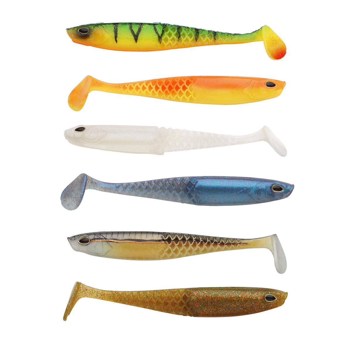 Berkley Cullshad Slim Dark Water Mix 10 cm Jig 6-Pack