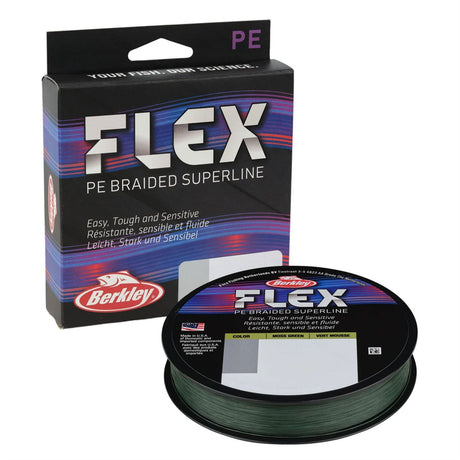 Berkley Flex Braid Moss Green 275 m Braided Line
