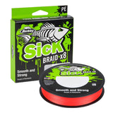 Berkley Sick Braid X8 Red 300 m Braided Line