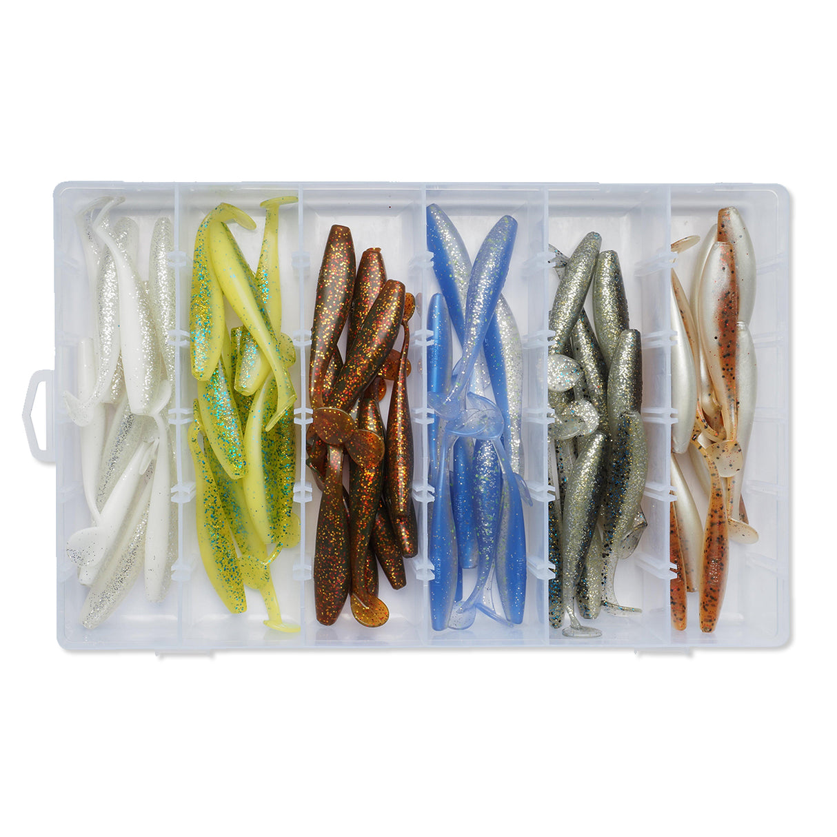 Abu Garcia Paddletail 8 cm Jig Assortment 60-Pack