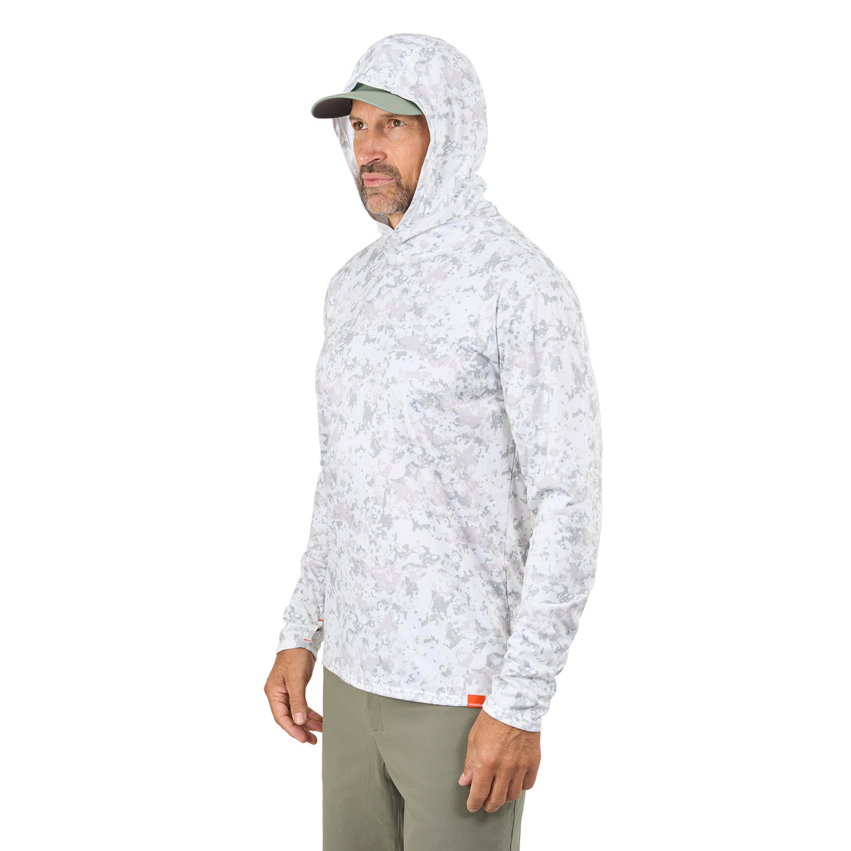 Grundens Tough Sun Masked Hoodie UPF50+ Fishing Shirt