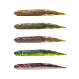 Savage Gear NED Dragon Tail Slug 8,8 cm Clear Water Mix jigilajitelma 5 kpl/pkt - Happy Angler