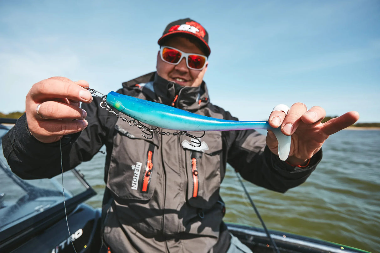 Lucky John Kubira Swim Shad 9" kalajigi + stinger - Happy Angler