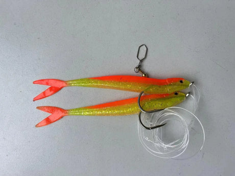 Fladen Twintail Rhubarb & Custard Jig Rig - Happy Angler
