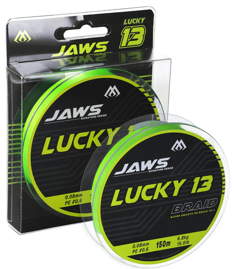 Mikado Jaws Lucky 13 150 m kuitusiima - Happy Angler