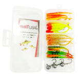 Jasu Tiera jigilajitelma 6 cm 16kpl + jigipäät - Happy Angler