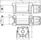 Bronco Gen II Winch 4500 Wire sähkövinssi - Happy Angler