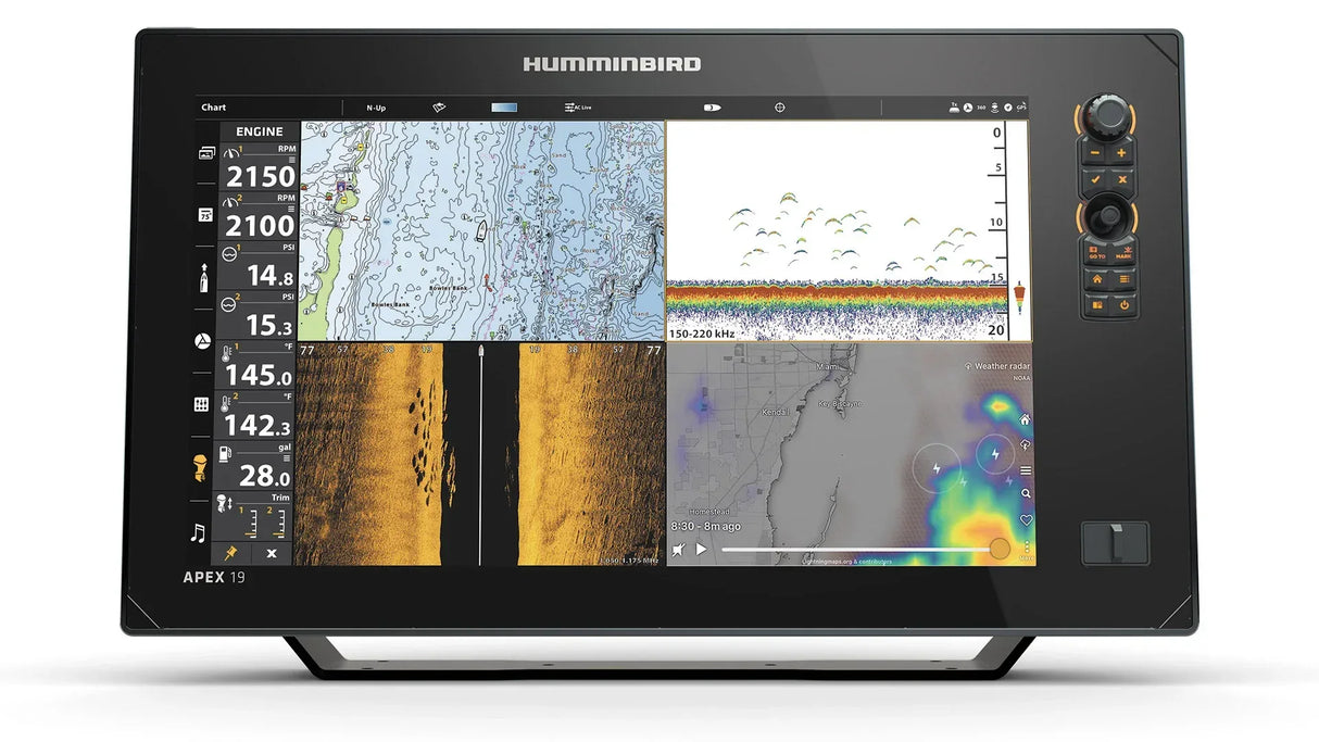 Humminbird APEX 19 MEGA SI+ yhdistelmälaite (ei anturia) - Happy Angler