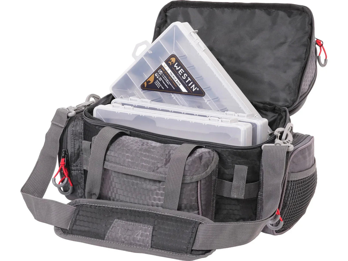 Westin W4 Lurebag Plus vieherasialaukku + 4 rasiaa - Happy Angler