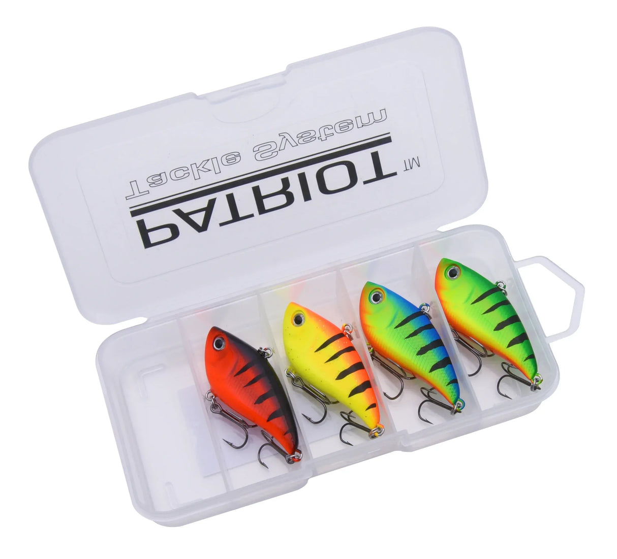 Patriot Rattly 5 cm 11 g lajitelma luomu 4 kpl/pkt - Happy Angler