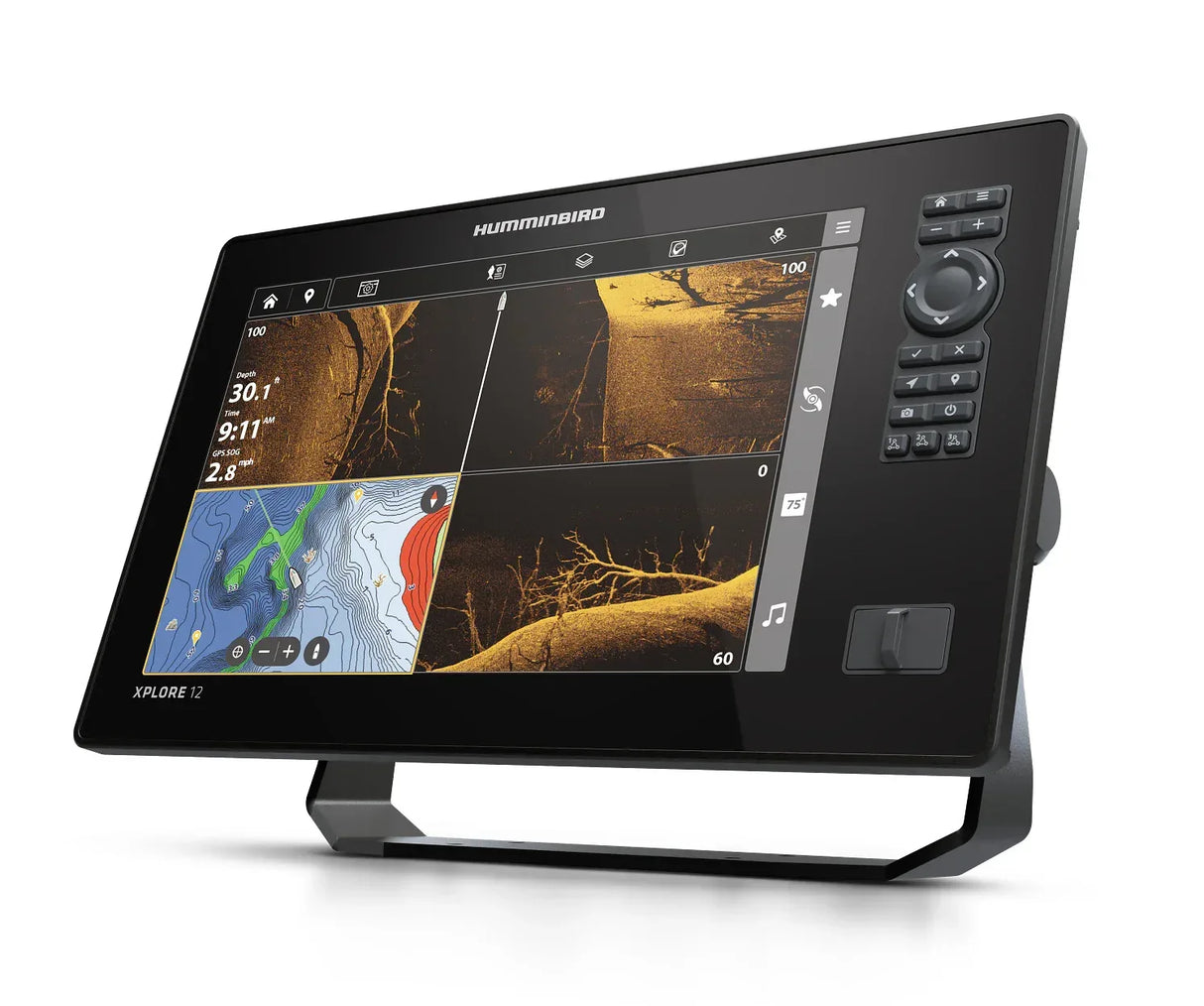 Humminbird XPLORE 12 CHO yhdistelmälaite ilman anturia - Happy Angler