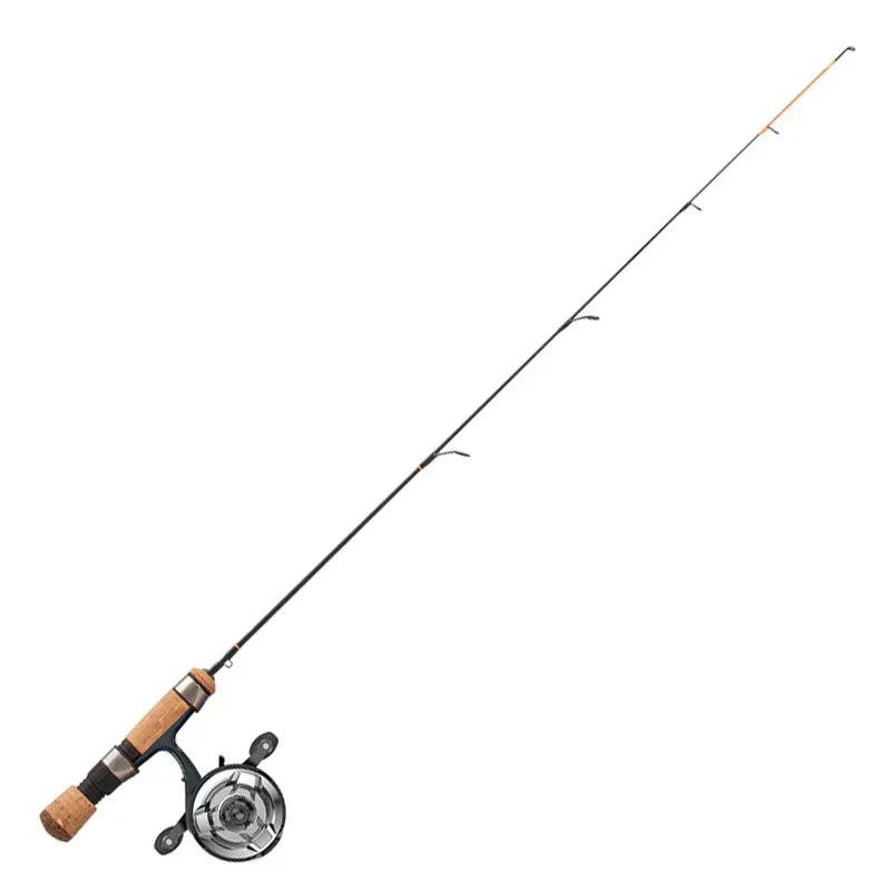 descent ice fishing reel 13 G2 & Snitch Fishing Combo 13 fishing Bass Assassin Jigheads - Model:DSK10-B/F562UL steel line guides to
