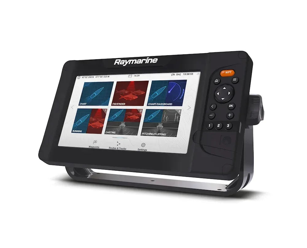 Raymarine Element 9 HV yhdistelmälaite + HV-100 anturi + Pohjois-Euroopan kartta - Happy Angler