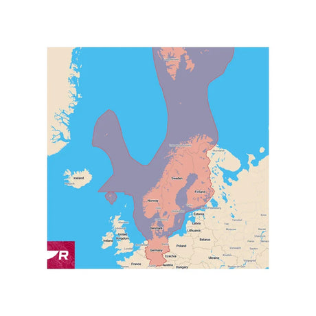 Raymarine Element 9 HV yhdistelmälaite + HV-100 anturi + Pohjois-Euroopan kartta - Happy Angler