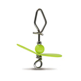 VMC Spy Snap UV Chartreuse Lure Snap w/ Propeller 3-Pack