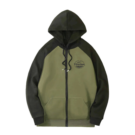 Fladen Green Perch vetoketjullinen huppari - Happy Angler