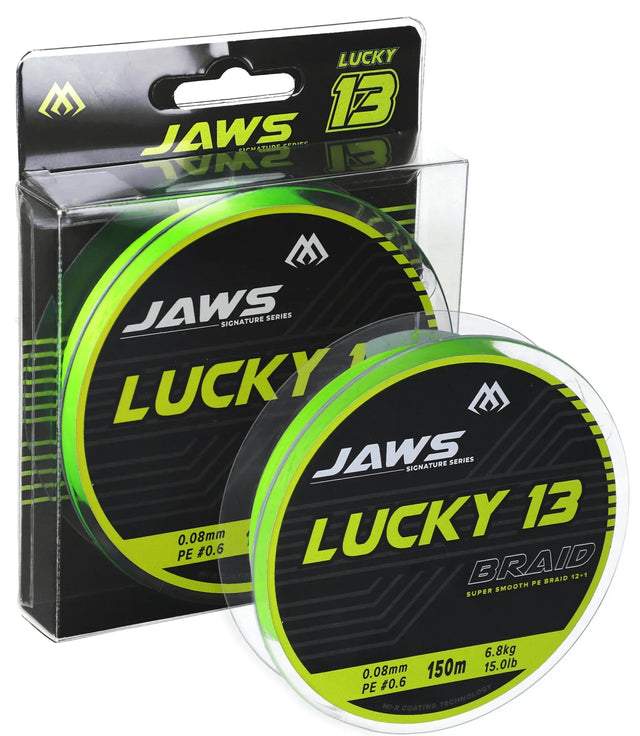 Mikado Jaws Lucky 13 150 m kuitusiima - Happy Angler