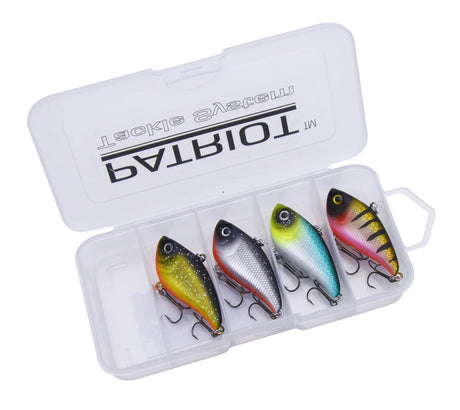 Patriot Rattly 5 cm 11 g lajitelma ärsy 4 kpl/pkt - Happy Angler