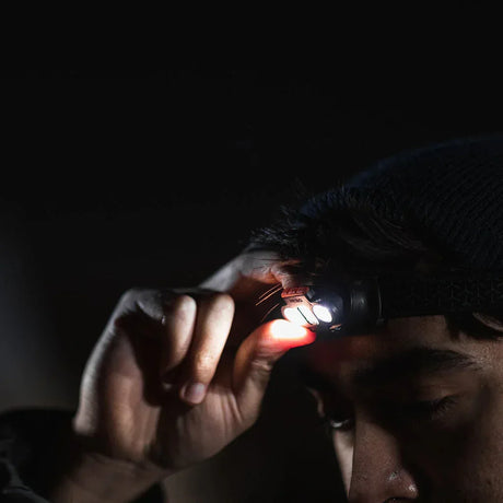 NEBO Einstein 1000 Flex ladattava otsalamppu 1000 lm - Happy Angler