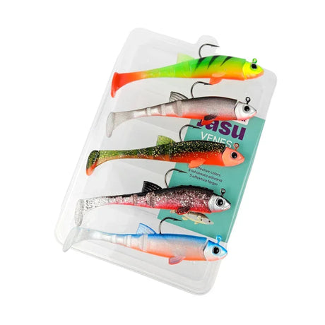 Jasu Venes 10 cm jigilajitelma 5 kpl/pkt - Happy Angler