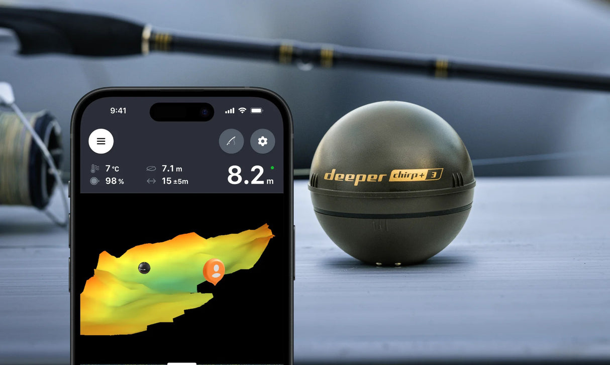 Deeper Smart Sonar CHIRP+ 3 Wireless Fish Finder