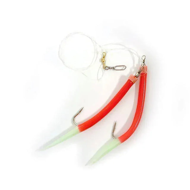 Fladen Rubber Mac Red Lumitail Rig - Happy Angler