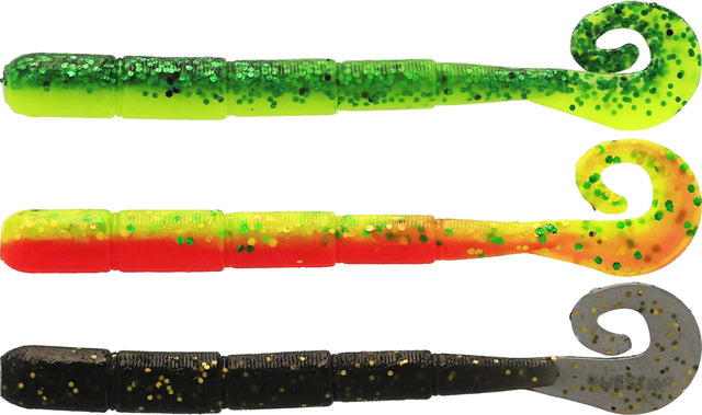 Westin NED Worm Curltail Dark Water Mix 5 cm jigi 6 kpl/pkt - Happy Angler