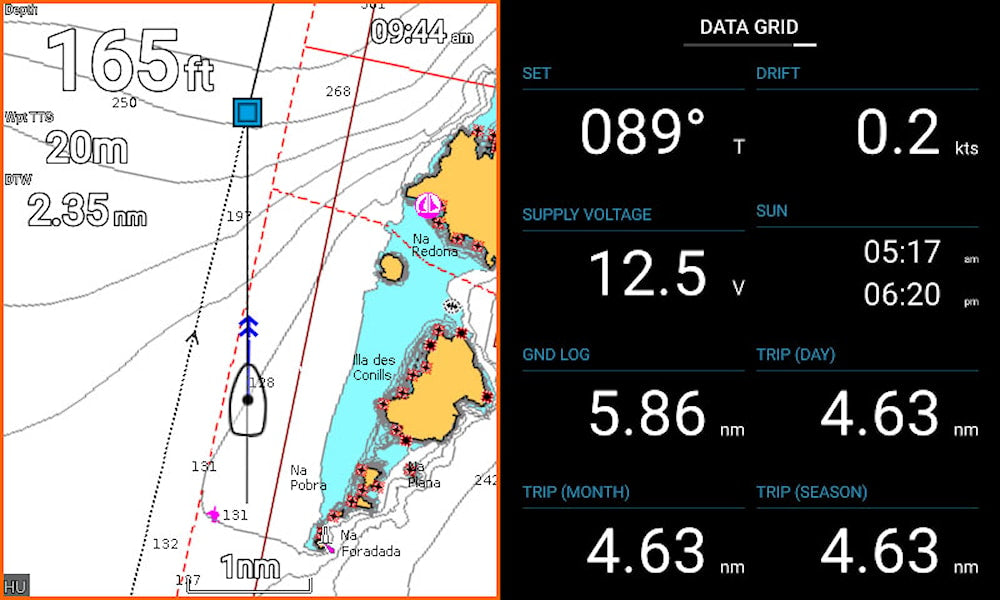 Raymarine Element 12 HV Combo Device + HV-100 transducer + Northern Europe map