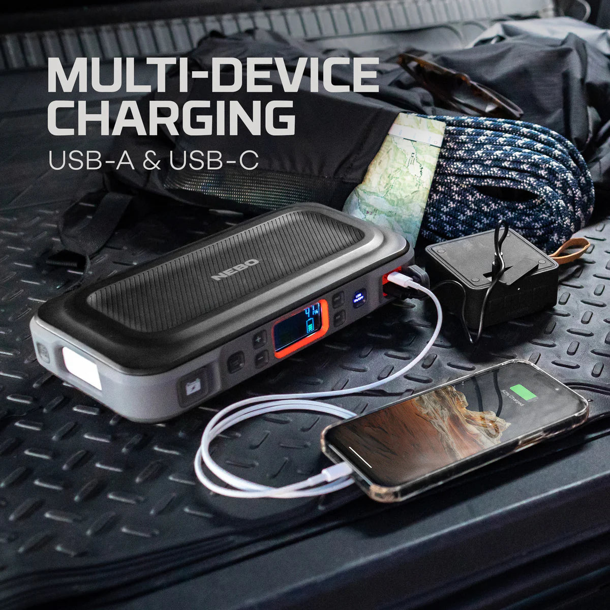 NEBO Assist Air Jump Starter + Powerbank + Compressor
