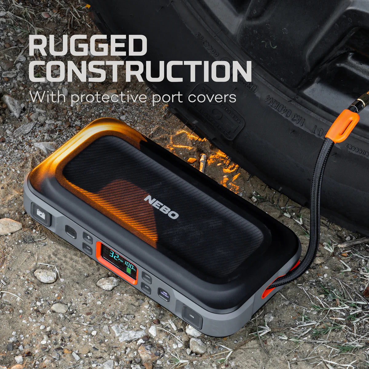 NEBO Assist Air Jump Starter + Powerbank + Compressor