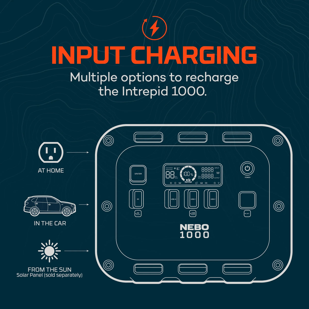 NEBO Intrepid 1000 varavoimala