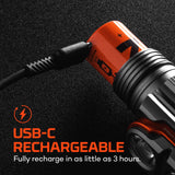 NEBO Transcend 3000 Rechargeable Headlamp