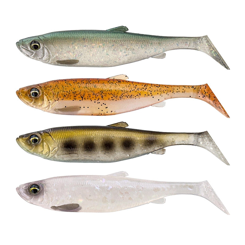 Savage Gear 3D Herring Shad 9 cm Clear Water Mix Jig 4-Pack