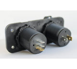 1852 Marine USB-paneeli volttimittarilla
