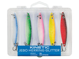 Kinetic Jebo Herring Glitter 24 g Assortment 5-Pack