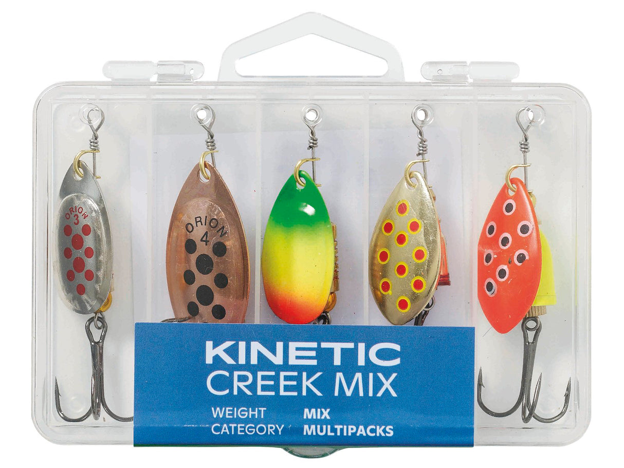 Kinetic Creek Mix Spinner Assortment 5-Pack