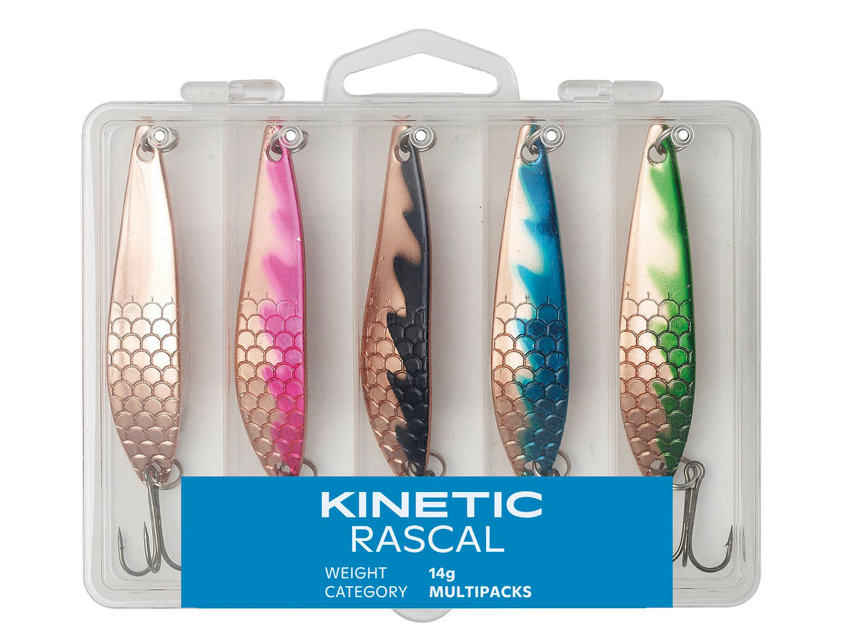 Kinetic Rascal 14 g Spoon Lure Assortment 5-Pack