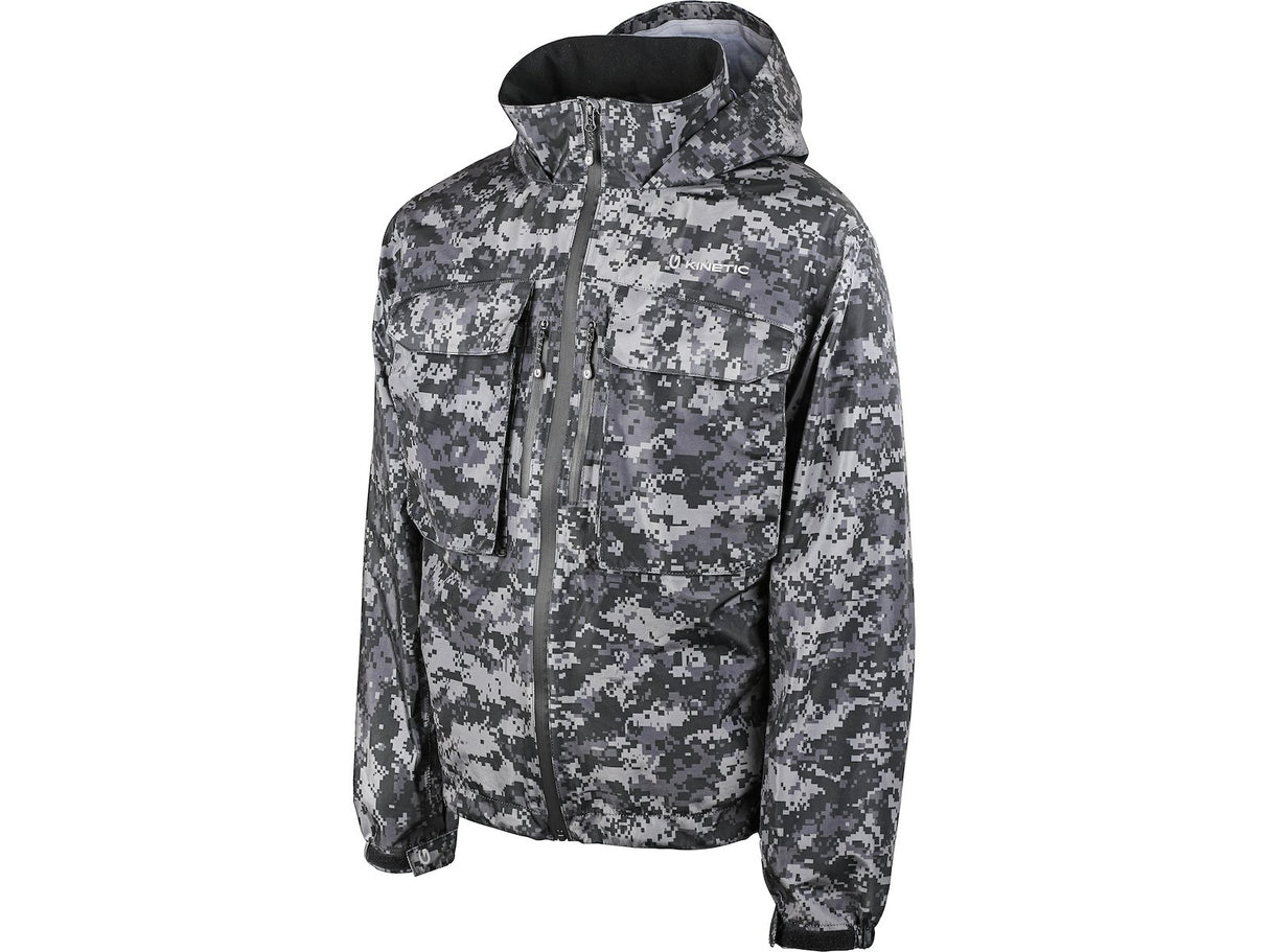 Kinetic Camorush Grey Camo Wading Jacket