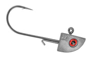 Mikado Jaws Triangle 3D Eye 10 g Jig Head 3-Pack