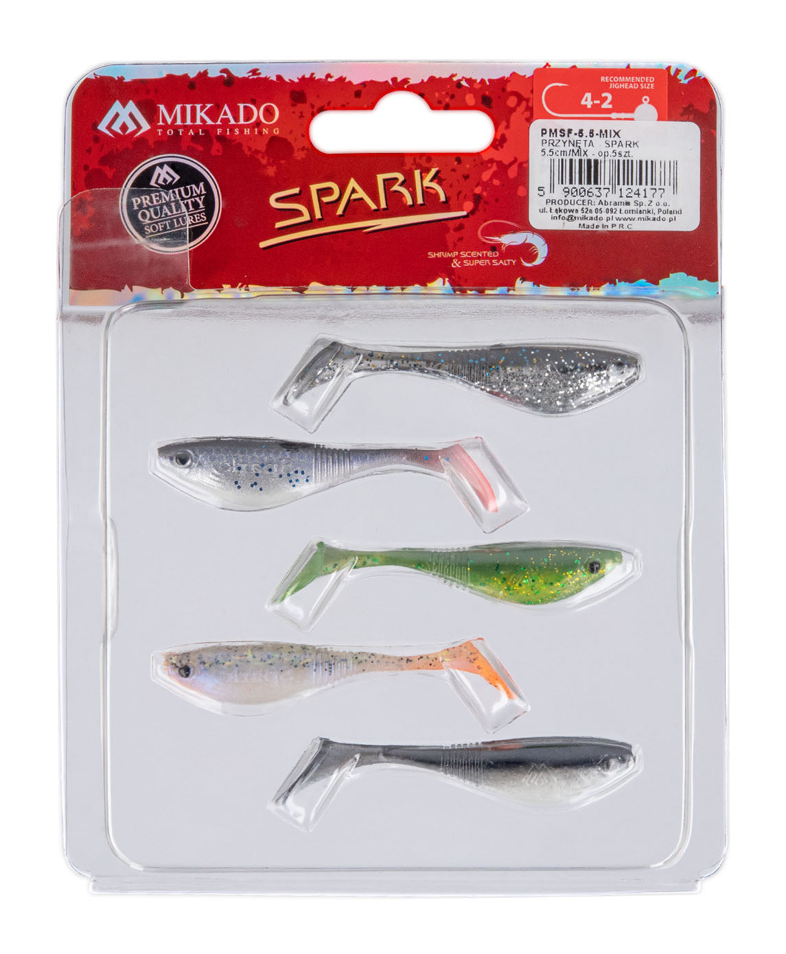 Mikado Spark 5.5 cm Mix Jig 5-Pack