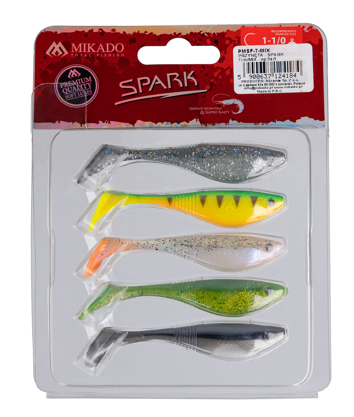 Mikado Spark 7 cm Mix Jig 5-Pack
