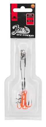 Mikado Jaws EVO Titanium UV Single Stinger 10 cm 2 kpl/pkt