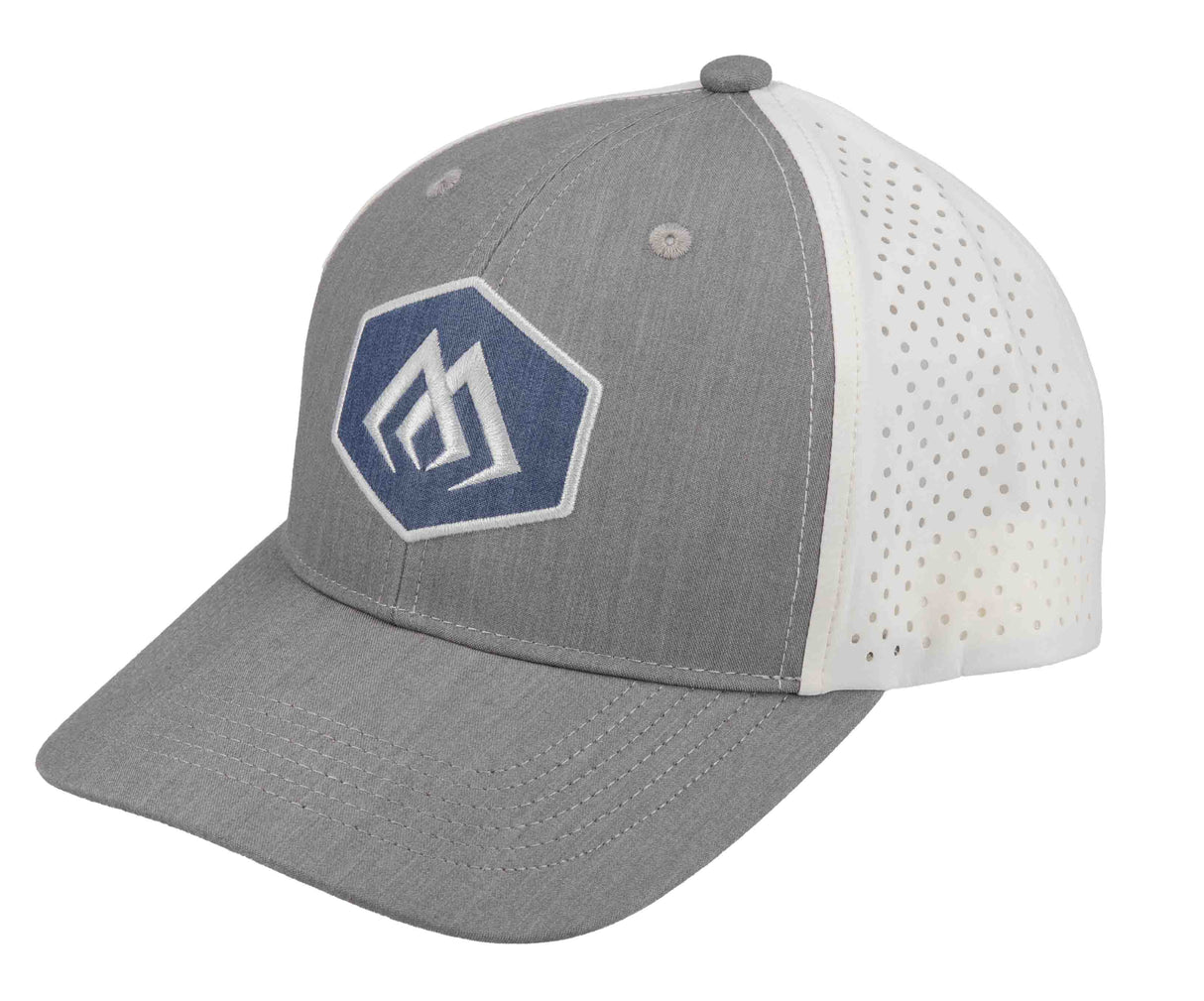 Mikado UPF Grey White Cap